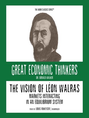 The Vision of Léon Walras - Audiobook